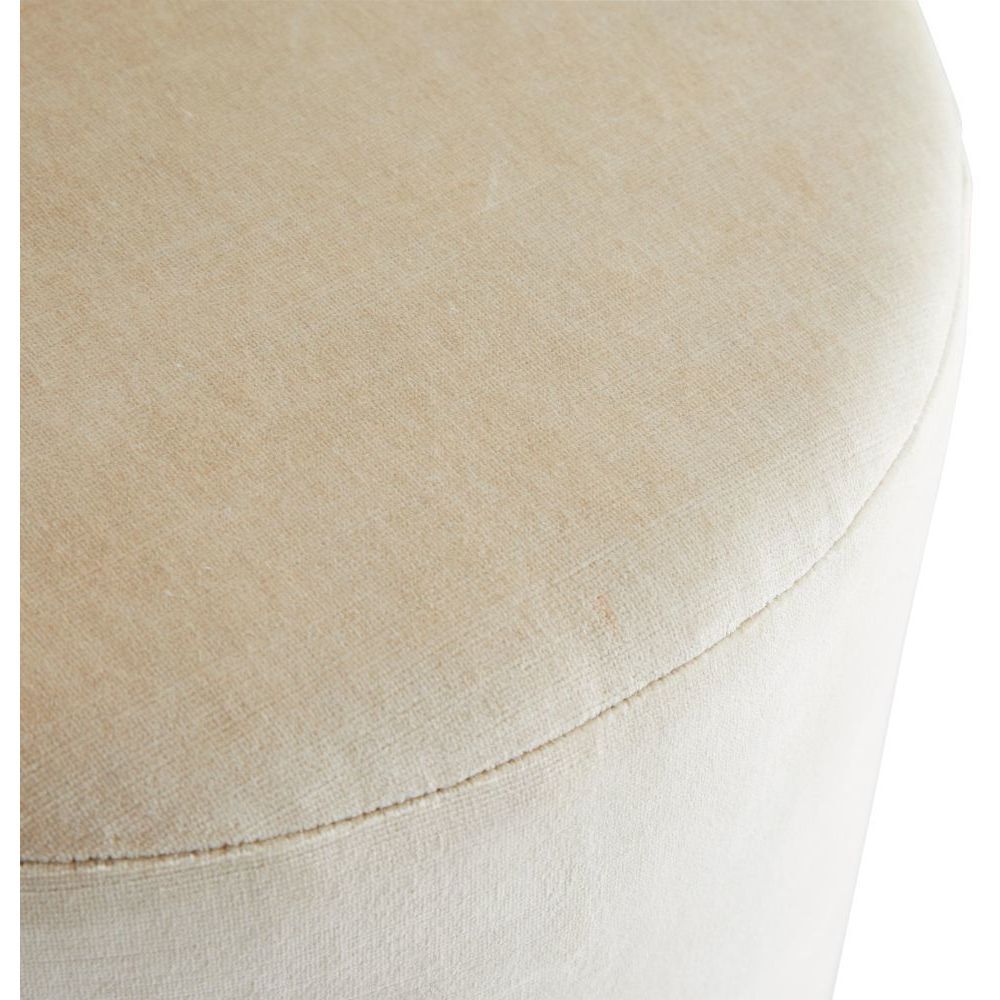 Warby 18.5 inch Sterling Velvet Ottoman