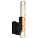 Valira LED 4.3 inch Black Wall Light