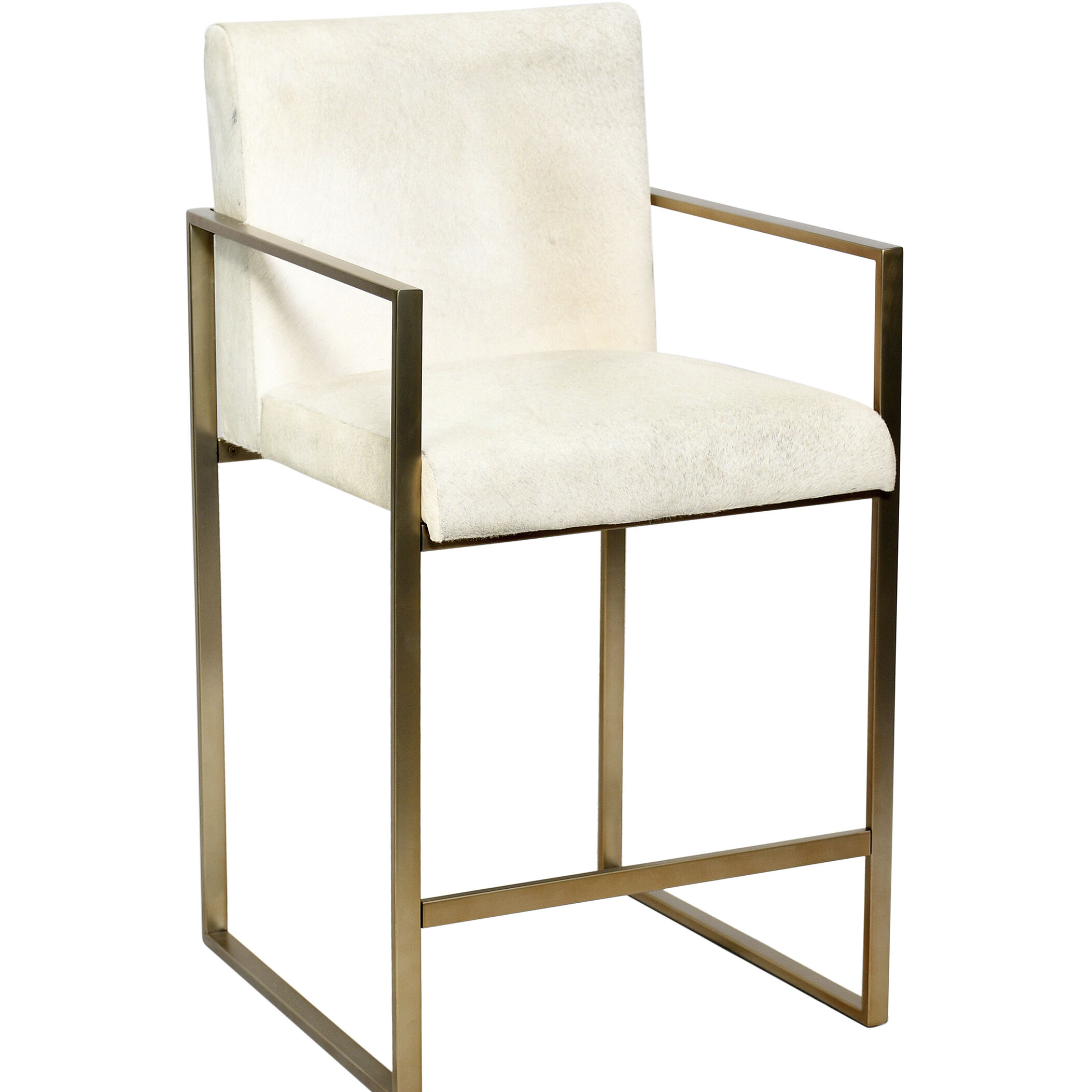 Canada 38 inch Gold with Grey Counter Stool Chair