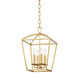 Bryant 4 Light 12 inch Gold Leaf Pendant Ceiling Light
