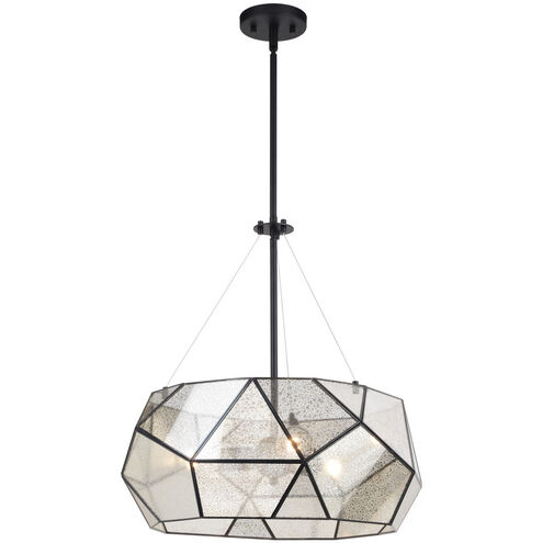 Euclid LED 20 inch Black Pendant Ceiling Light