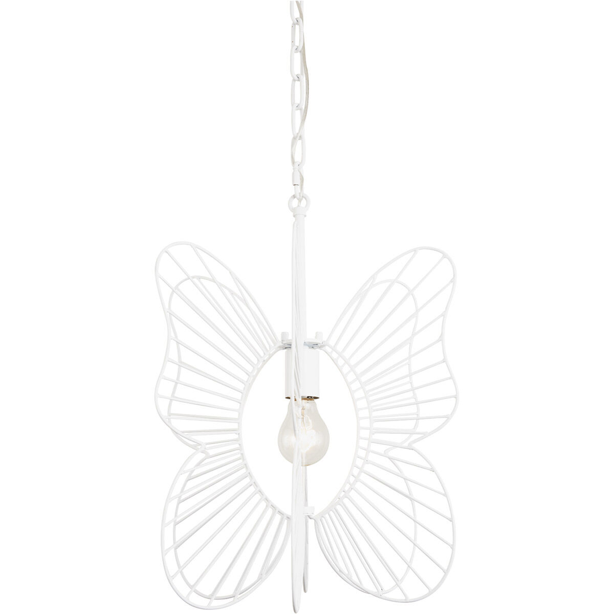 Monarch 1 Light 14.75 inch White Pendant Ceiling Light