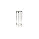 Chelsea House Nickel Plated/Clear/Beveled Pedestal
