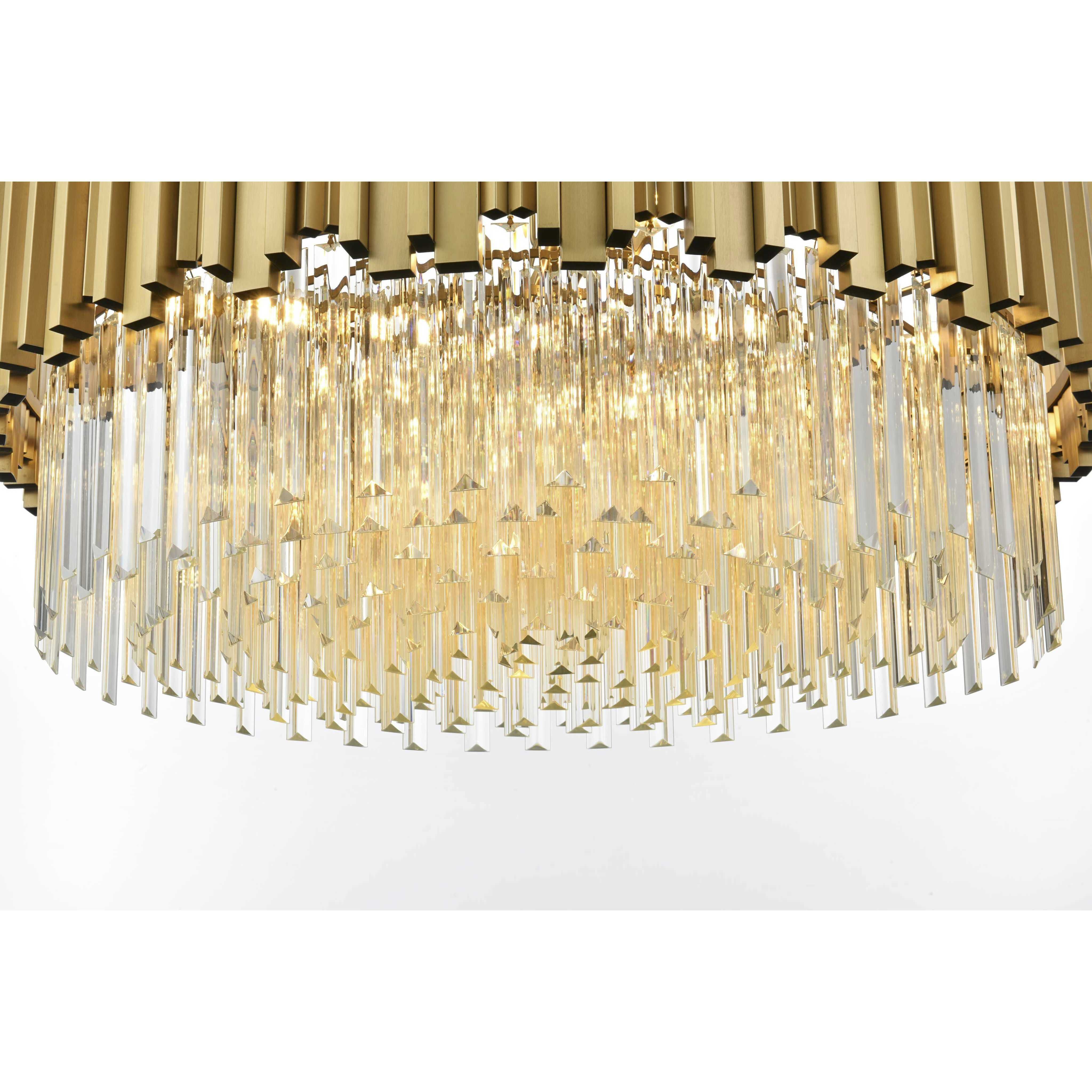 Willow 10 Light 32 inch Satin Gold Chandelier Ceiling Light