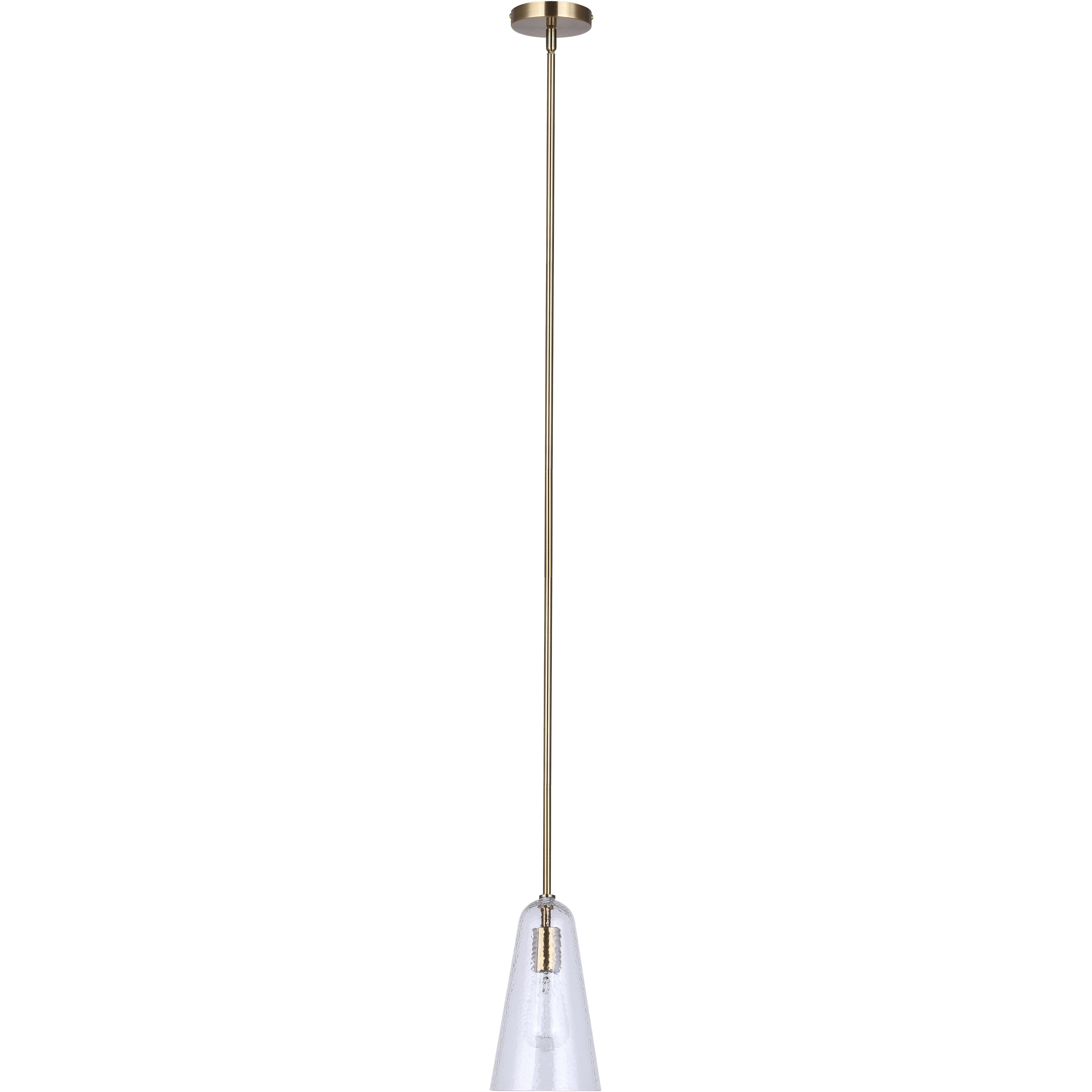 Luisa 1 Light 5.88 inch Gold Pendant Ceiling Light