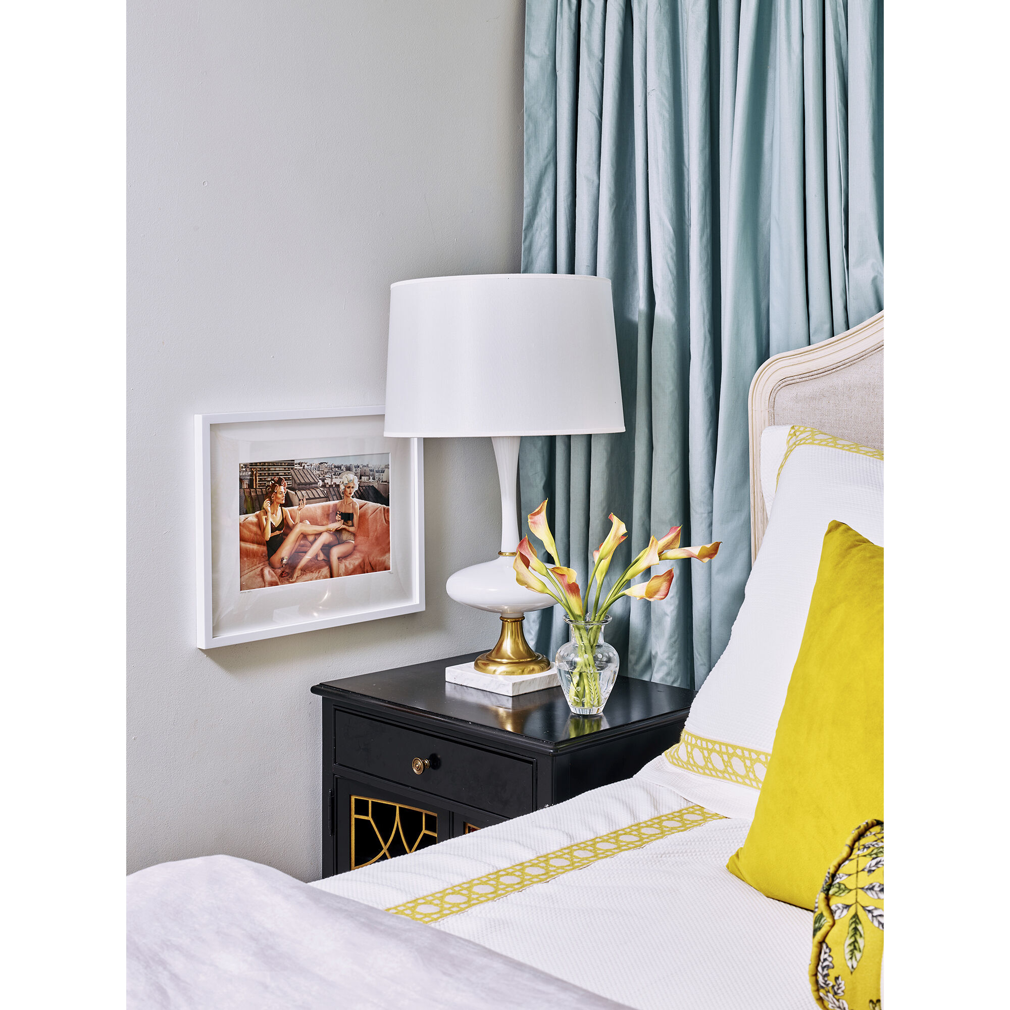 Raquel 30 inch 150 watt White Glass with Modern Brass Table Lamp Portable Light, Modern Brass Accents