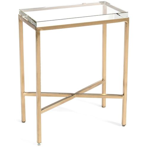 Glass Block Side Table