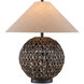 Casimer 26 inch 150 watt Black Table Lamp Portable Light