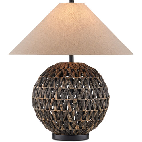 Casimer 26 inch 150 watt Black Table Lamp Portable Light