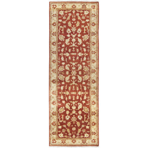 Antolya 96 X 30 inch Dark Red, Wheat, Olive, Mustard, Khaki Rug