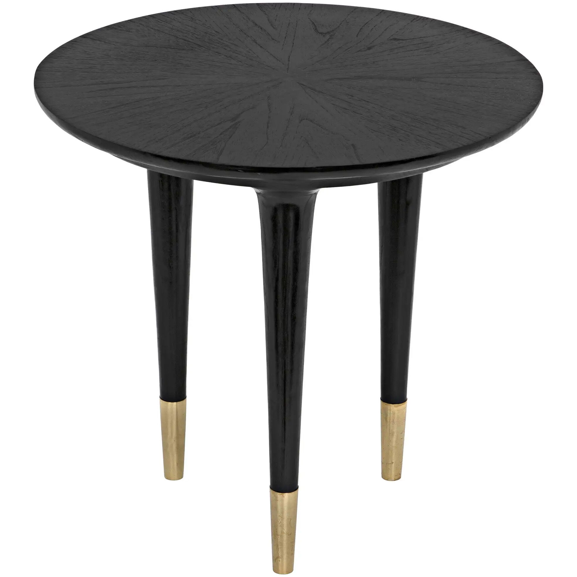Maganini 25 X 25 inch Charcoal Black Side Table