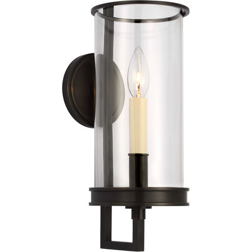 Chapman & Myers Glendon LED 5.75 inch Bronze Hurricane Wall Sconce Wall Light, Small
