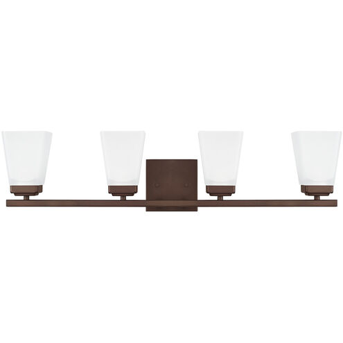 Baxley 4 Light 30.5 inch Bronze Vanity Light Wall Light