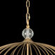 Voliere 6 Light 24.5 inch Havana Gold Pendant Ceiling Light