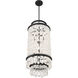 Shimmering Elegance 6 Light 16 inch Sand Coal Foyer Pendant Ceiling Light
