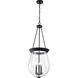 Boliver 3 Light 14.13 inch Matte Black Pendant Ceiling Light