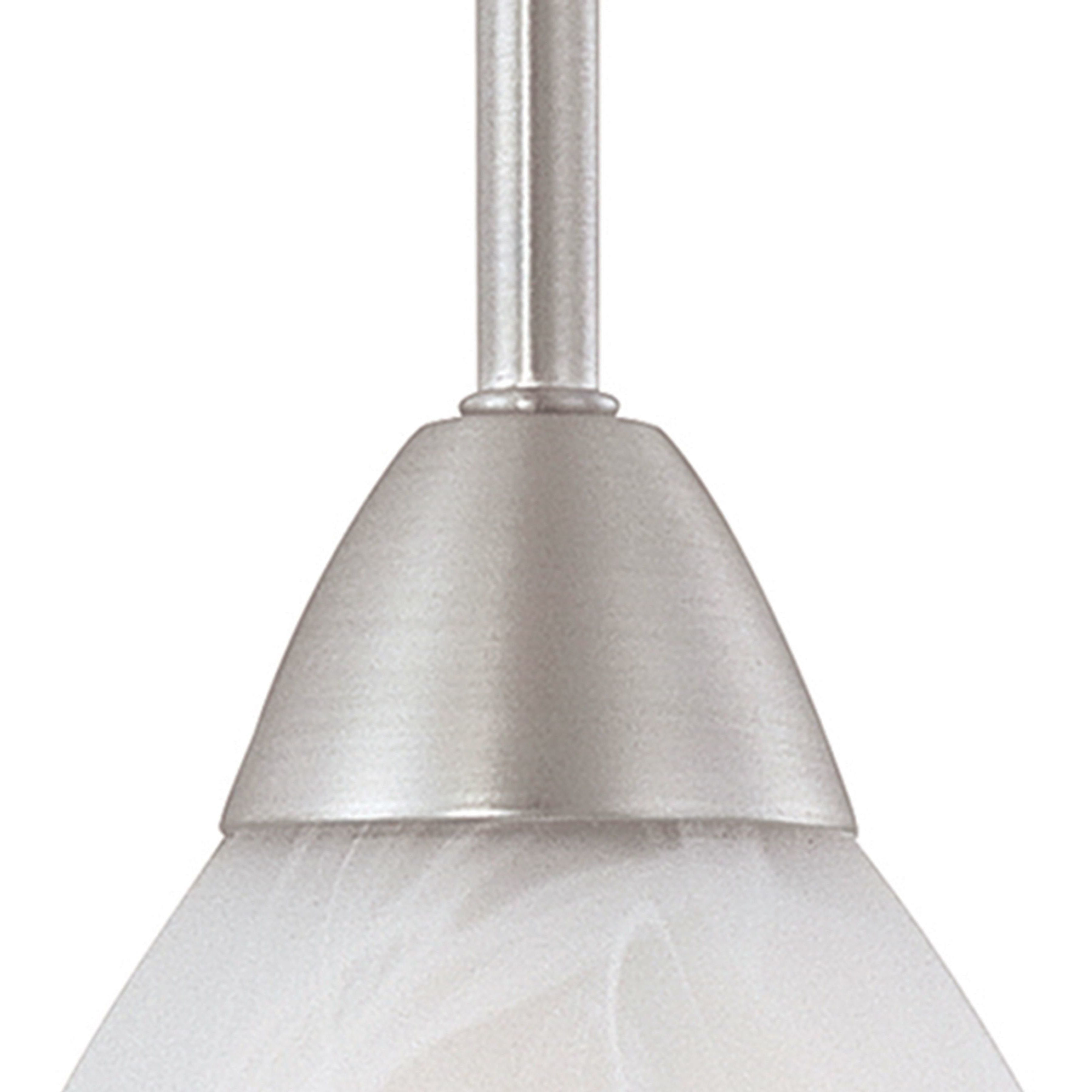 Tia 1 Light 5.24 inch Matte Nickel Mini Pendant Ceiling Light