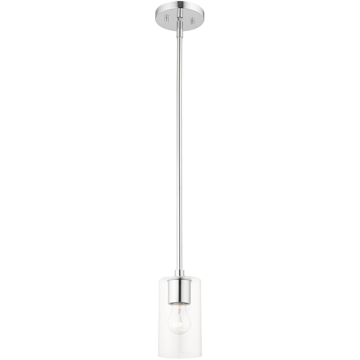 Zurich 1 Light 5 inch Polished Chrome Pendant Ceiling Light