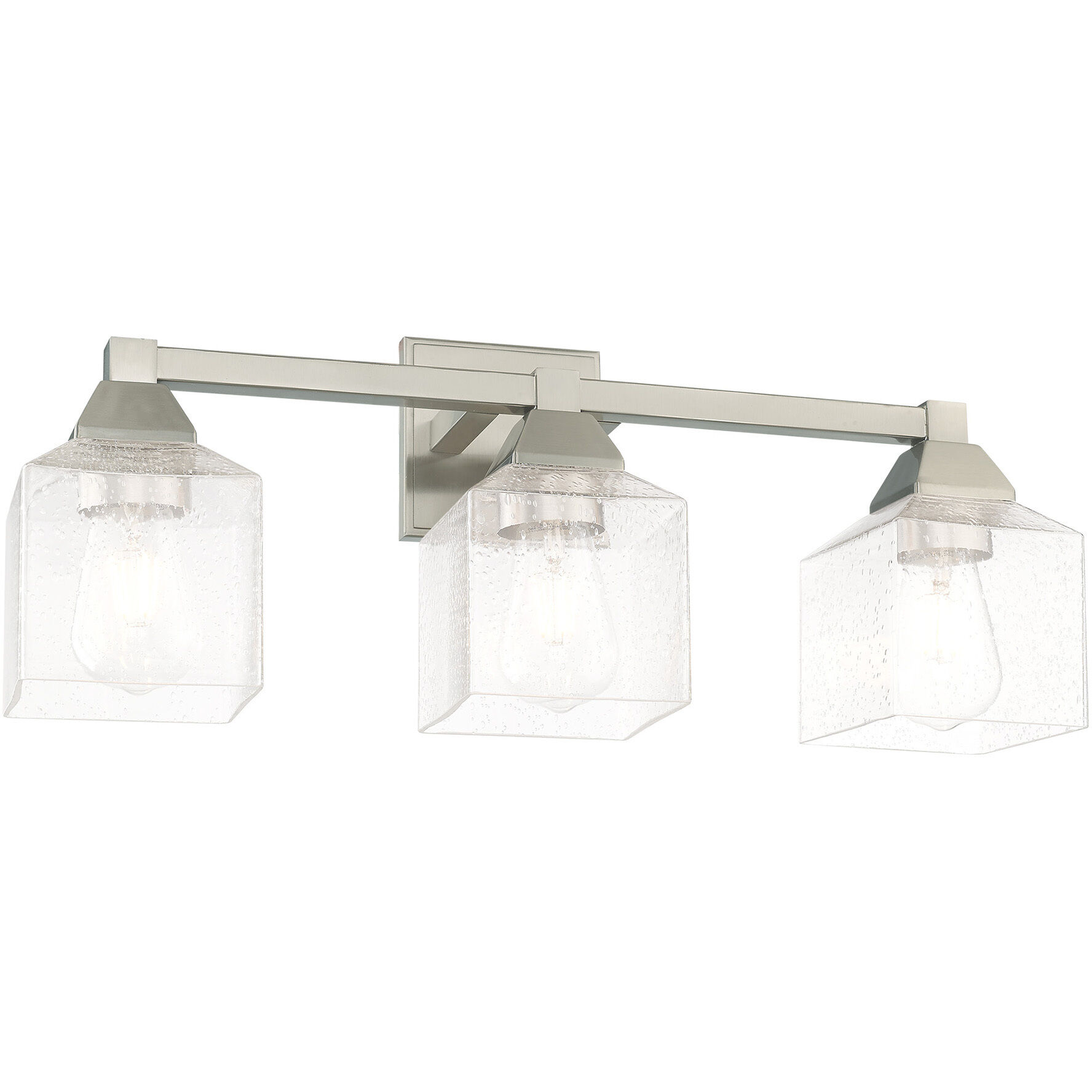 Aragon 3 Light 23 inch Brushed Nickel Bath Vanity Wall Light