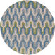 Cosmopolitan 96 inch Blue and Gray Area Rug, Polyester