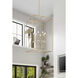 Gaultier 8 Light 24 inch Mondern Gold Chandelier Ceiling Light in Modern Gold