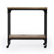 Gandolph Industrial Chic Console Table in Natural