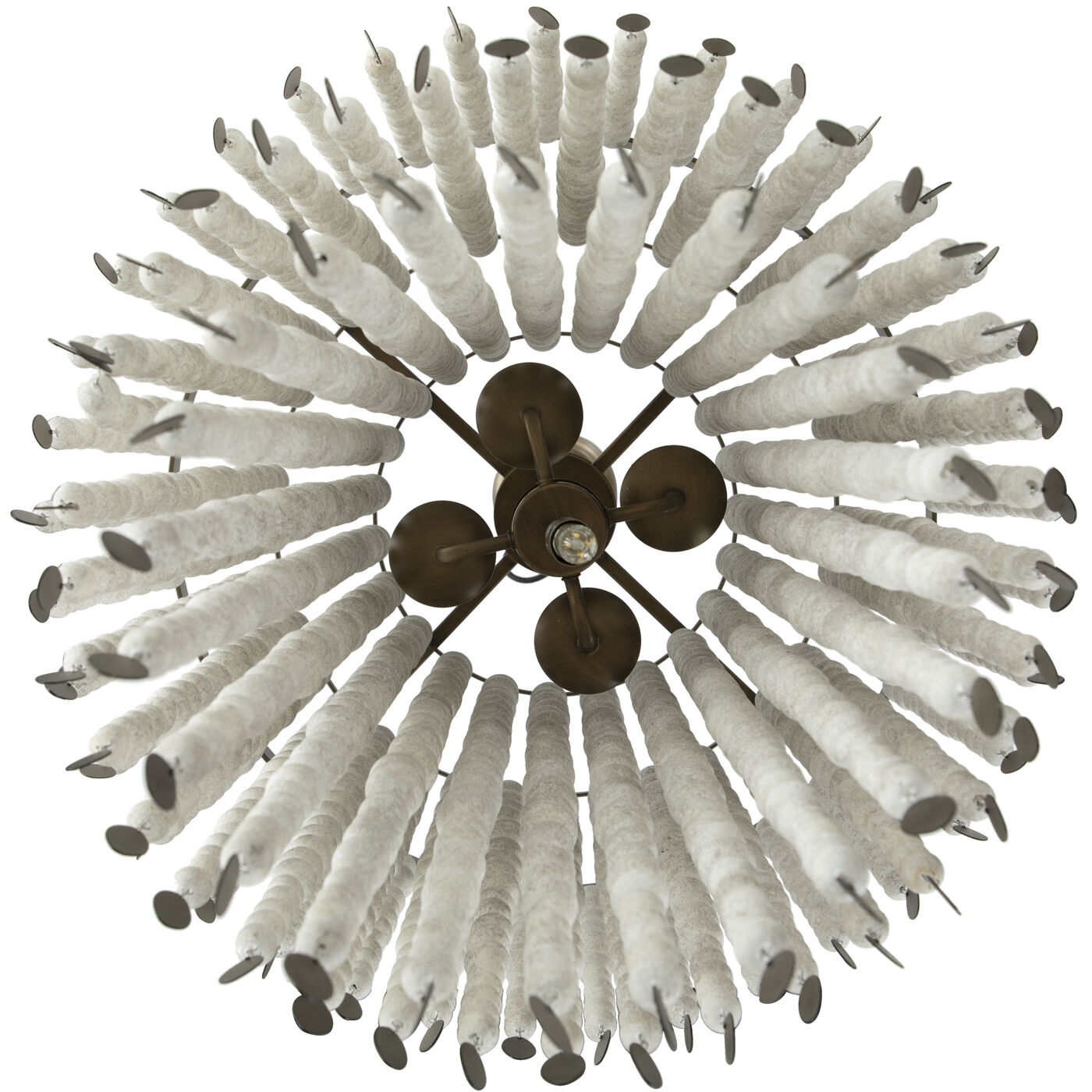 Dolores 4 Light 25.75 inch Antique Grey / Brushed Brass Chandelier Ceiling Light