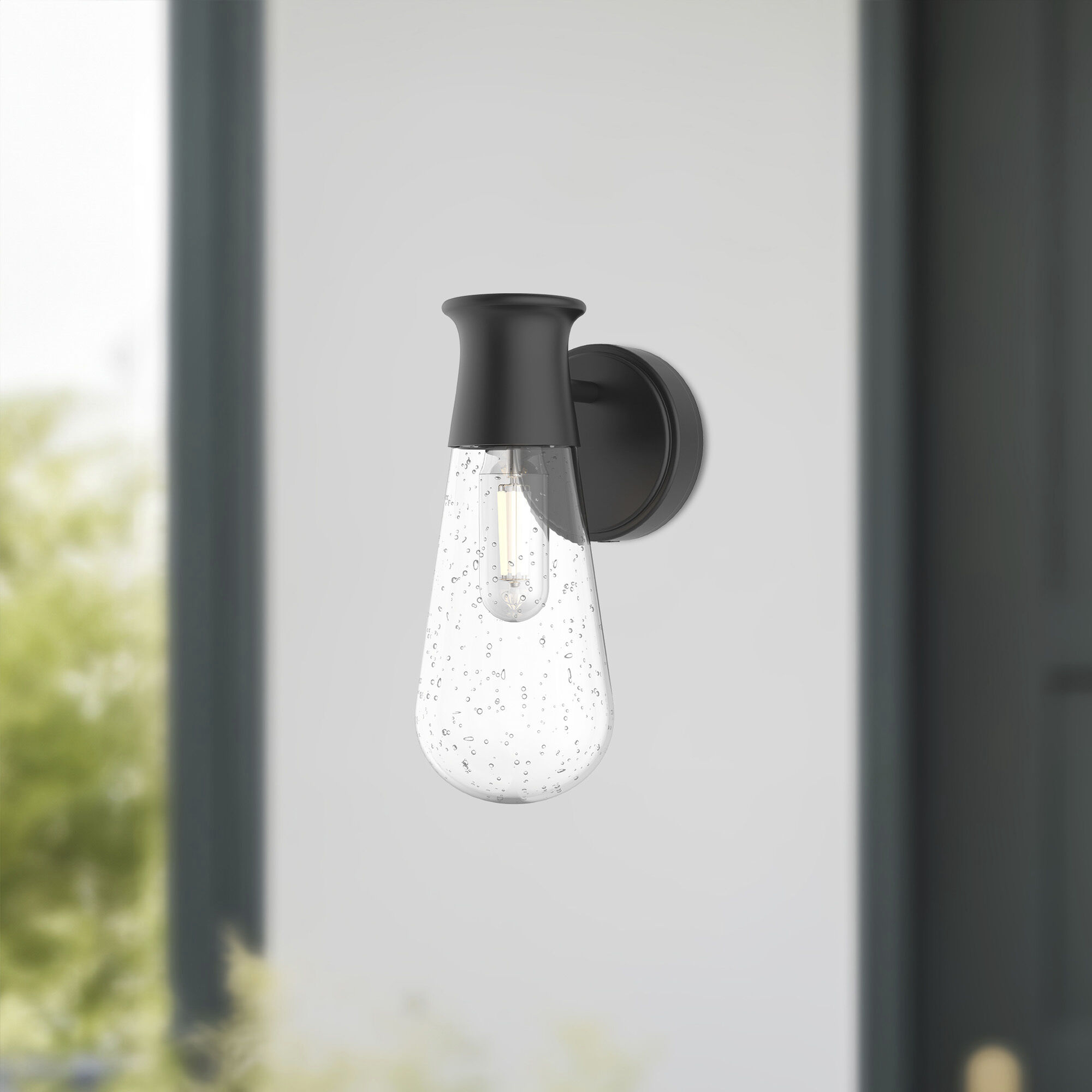 Alora Mood Marcel 1 Light 10.63 inch Textured Black Exterior Wall Sconce
