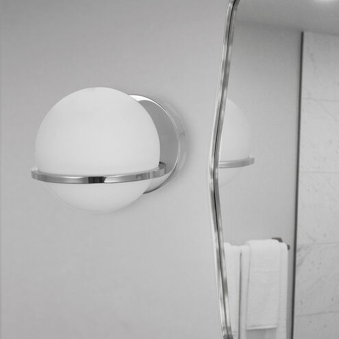 Sofia 1 Light 6 inch Polished Chrome Decorative Wall Sconce Wall Light, Decorative