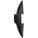 Glamour 1 Light Black Wall Sconce Wall Light in 2700K