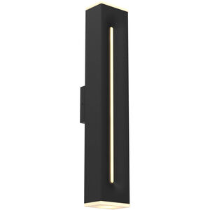 Profile LED 4.5 inch Black ADA Sconce Wall Light, Vertical