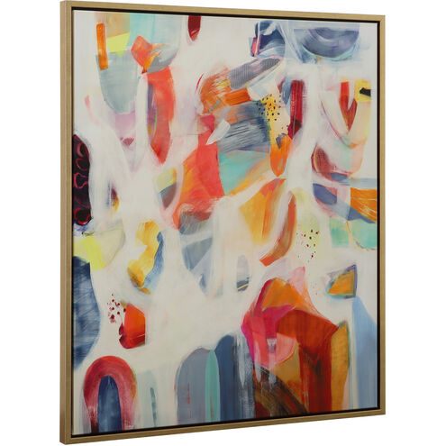 Reawaken Multicolor Framed Abstract Art