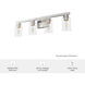 Hartland 4 Light 31 inch Brushed Nickel Vanity Light Wall Light, Large