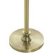 Rowan 63 inch 100 watt Ash and Gold and White Floor Lamp Portable Light