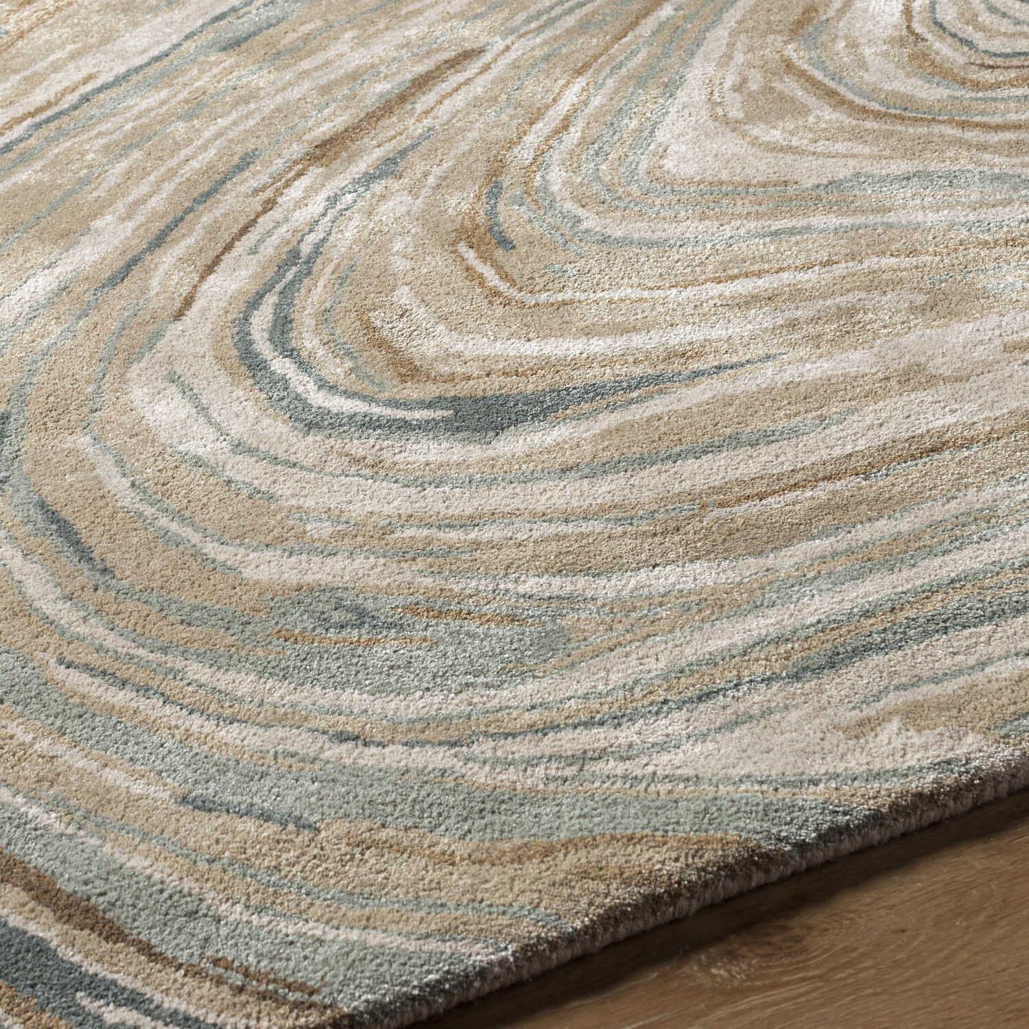 Kavita 144 X 106 inch Tan Rug in 9 X 12, Rectangle