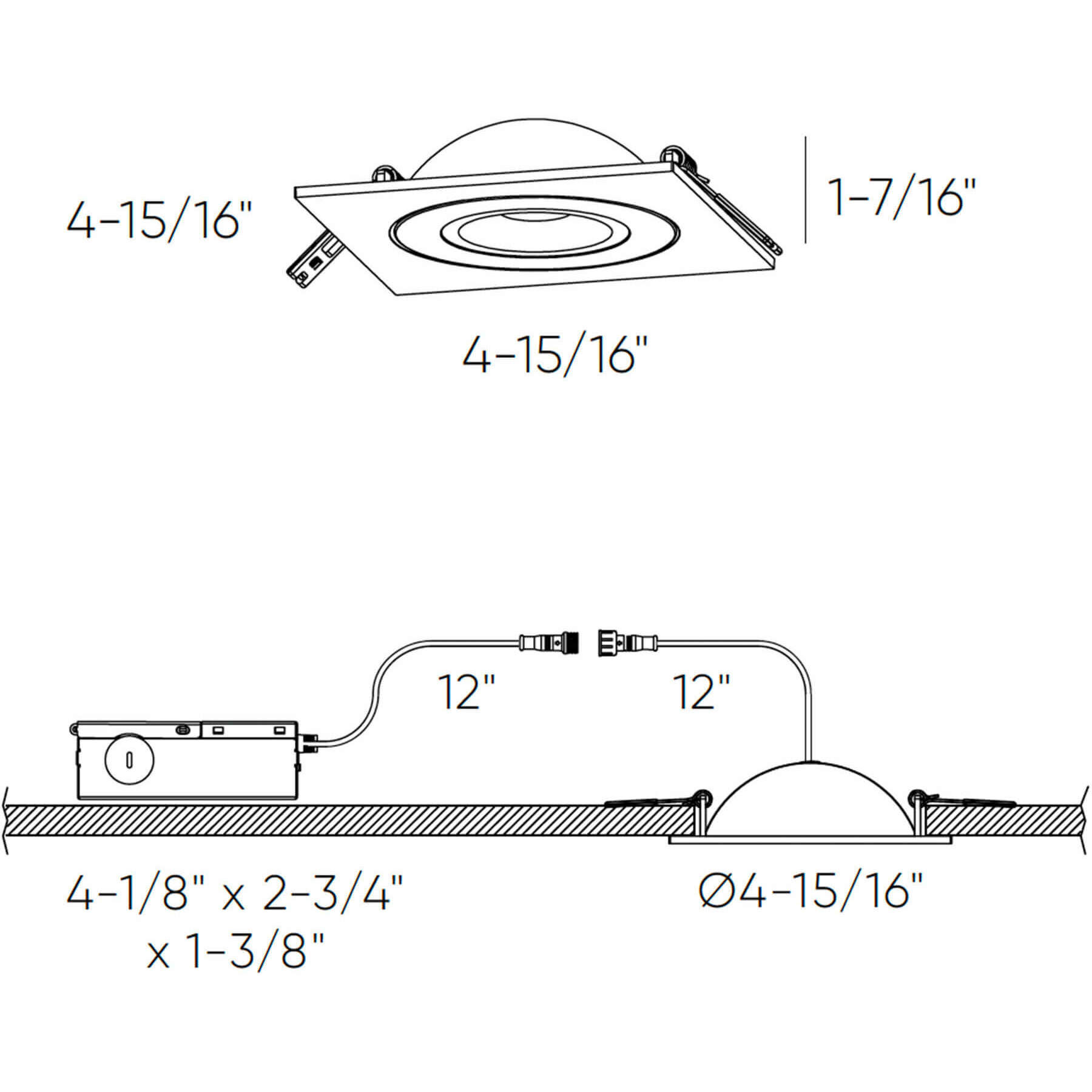 Pivot White Directional Recessed Light