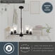 Park Ridge 5 Light 21 inch Matte Black Chandelier Ceiling Light