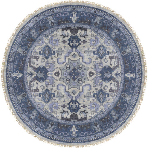 Zeus 96 inch Denim Rug in 8 Ft Round, Round