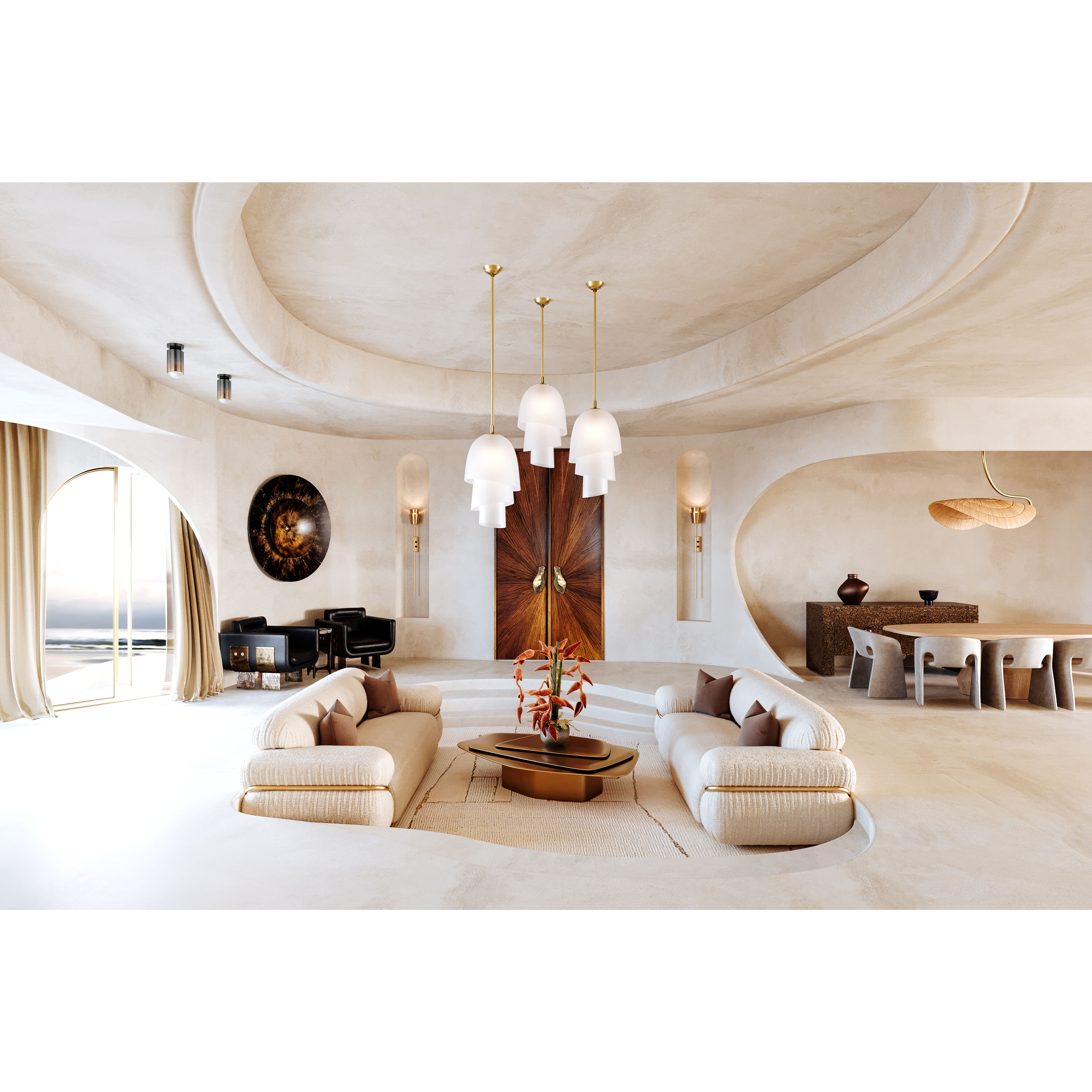 Hela 1 Light 18 inch Vintage Brass Pendant Ceiling Light