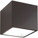 Bloc LED 5.5 inch Bronze Flush Mount Ceiling Light in 3000K