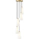 Farrell 5 Light 12 inch Modern Gold Chandelier Ceiling Light
