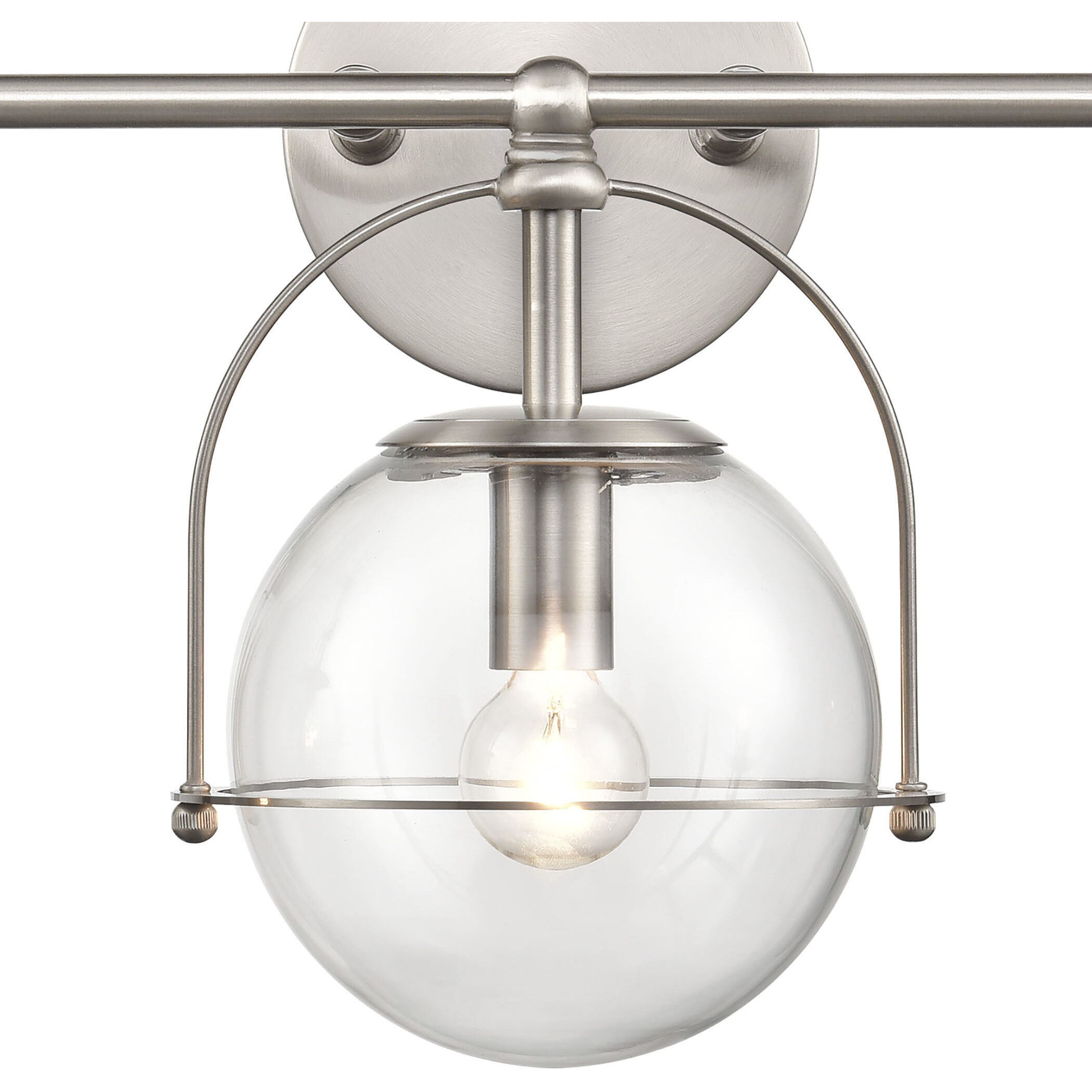 Langford 3 Light 24 inch Satin Nickel Vanity Light Wall Light