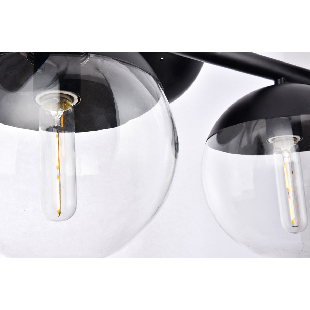 Eclipse 7 Light 43 inch Black Pendant Ceiling Light