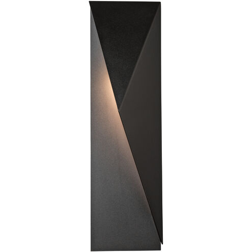 Carbon 1 Light 24.9 inch Coastal Black Outdoor Sconce, Small