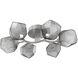 Gem LED 28.1 inch Classic Silver Flush Mount Ceiling Light in Smoke, 2700K LED