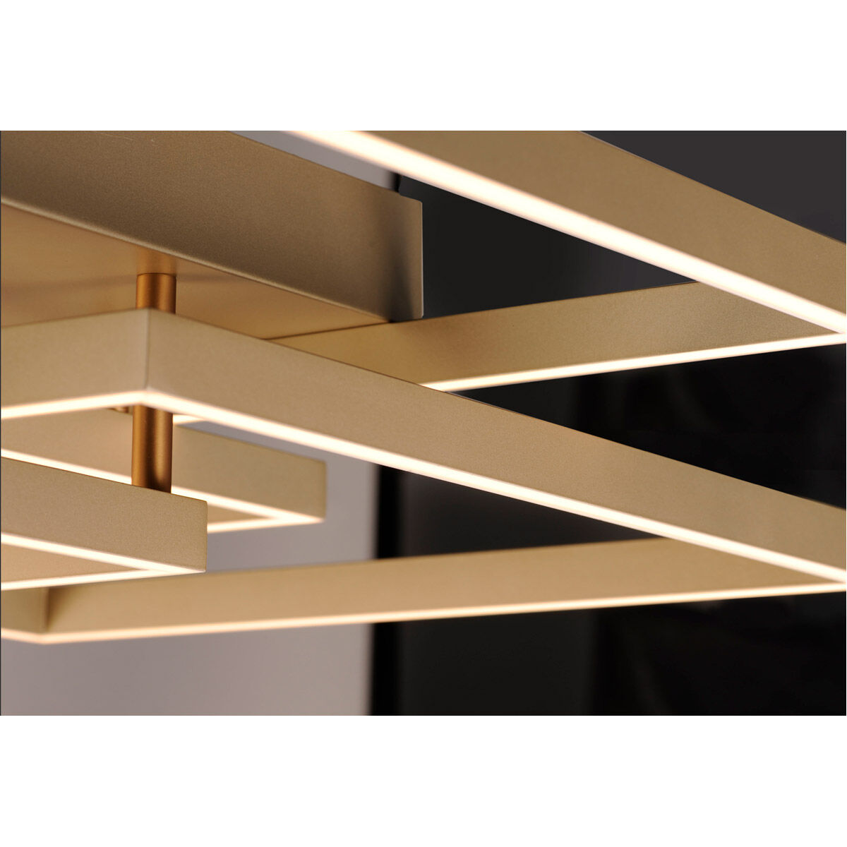 Traverse LED LED 31 inch Champagne Flush Mount Ceiling Light