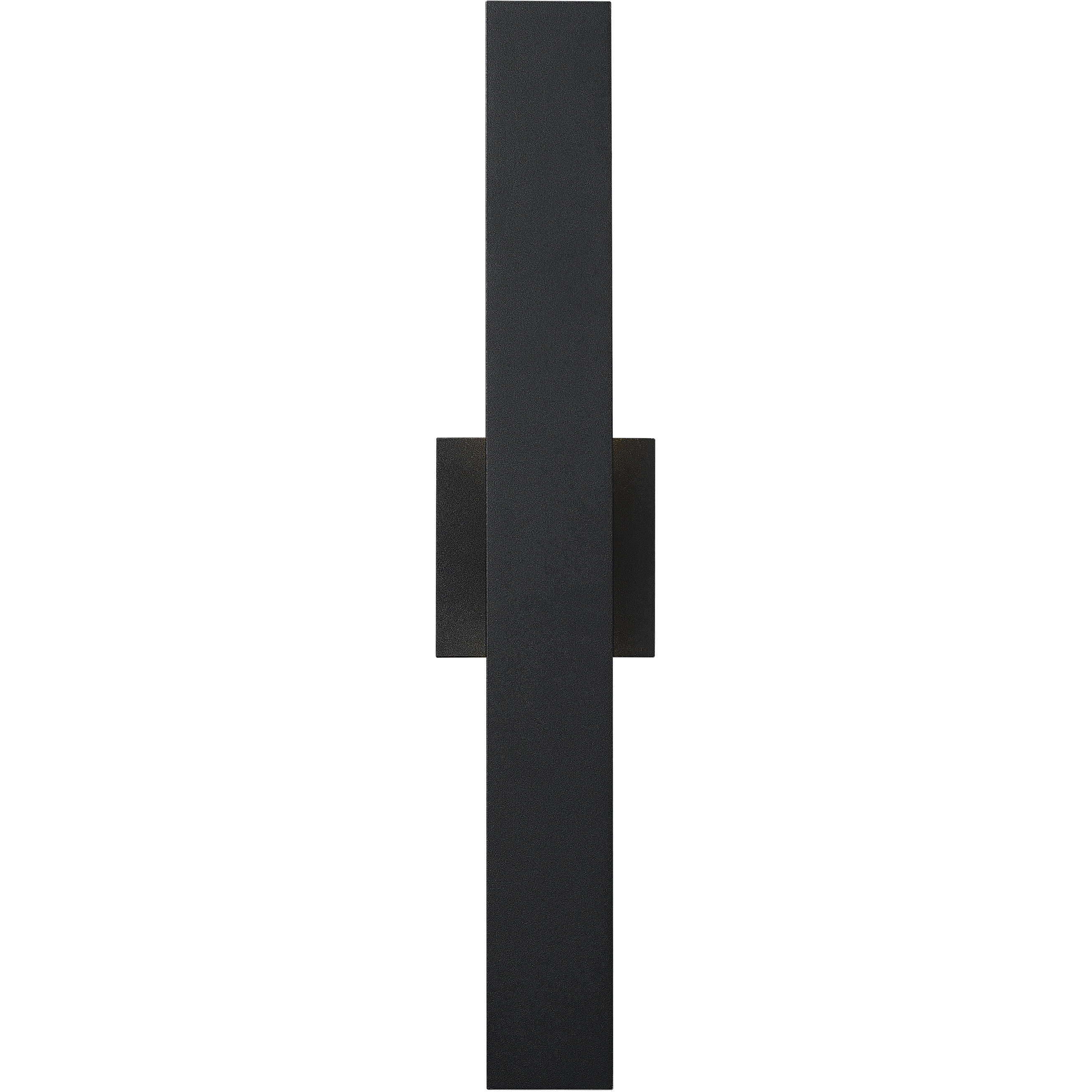 Edge LED 20.5 inch Black Outdoor Wall Light