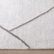 Contemporary Luxe 130 X 94 inch Black/White Rug in 8 x 11