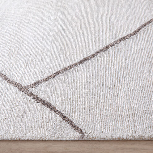 Contemporary Luxe 130 X 94 inch Black/White Rug in 8 x 11