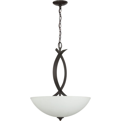 Sierra 3 Light 20 inch French Bronze Pendant Ceiling Light